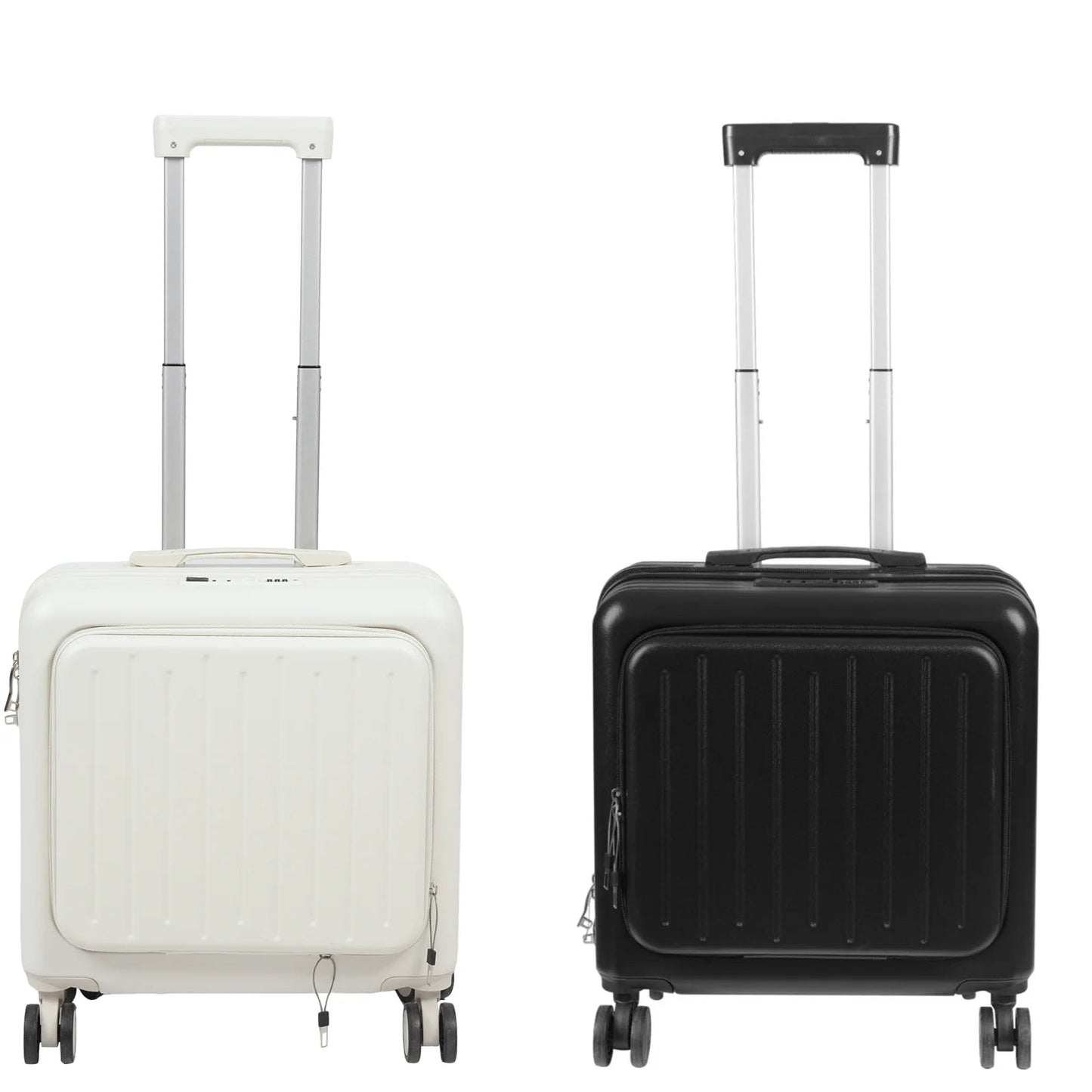 18'' Front Opening Airline Trolley Box Boarding Suitcase with Passcode Lock,Travel Luggage Suitcase for Men and Women - RELUX.STORE18'' Front Opening Airline Trolley Box Boarding Suitcase with Passcode Lock,Travel Luggage Suitcase for Men and Women