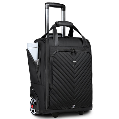 18 inch Laptop Bag Business Trolley Bags Carry - On Underseat Airlines Luggage Travel Bag with Wheels Women Men Cabin Suitcase - RELUX.STORE18 inch Laptop Bag Business Trolley Bags Carry - On Underseat Airlines Luggage Travel Bag with Wheels Women Men Cabin Suitcase