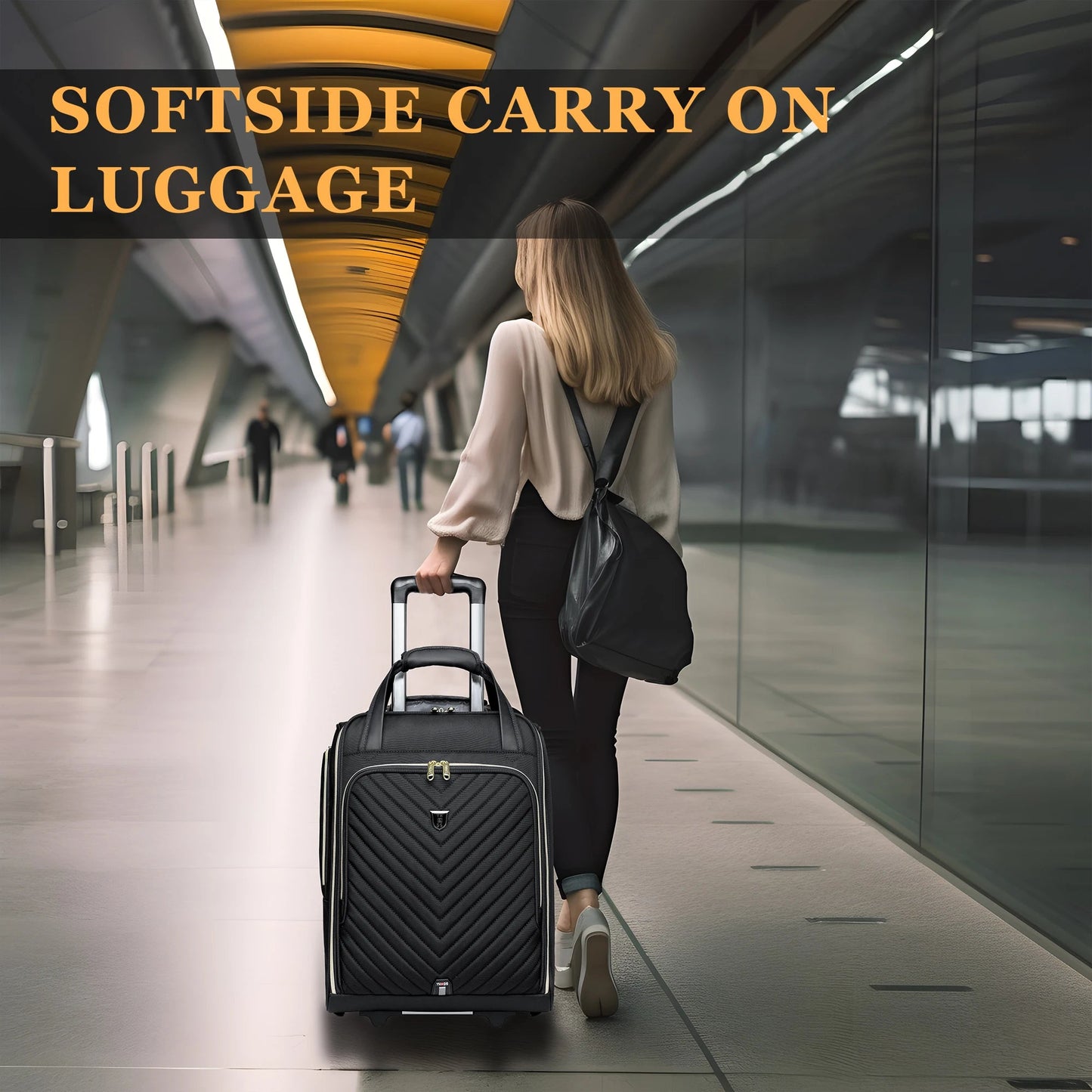 18 inch Laptop Bag Business Trolley Bags Carry - On Underseat Airlines Luggage Travel Bag with Wheels Women Men Cabin Suitcase - RELUX.STORE18 inch Laptop Bag Business Trolley Bags Carry - On Underseat Airlines Luggage Travel Bag with Wheels Women Men Cabin Suitcase
