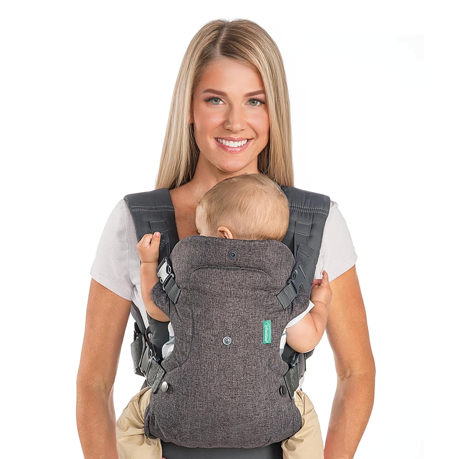 Flip 4-In-1 Light & Airy Convertible Baby Carrier, Adjustable, Ergonomic Babywearing, Registry Essential, Baby Carrier for Newborn to Toddler