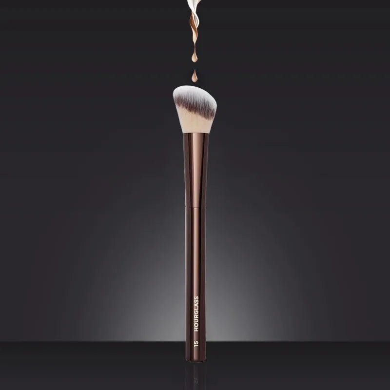 1pc 15 Blush Makeup Brush Liquid Blush Make Up Brush Bronzer use with Cream cheek formulas Metal Handle with box - RELUX.STORE