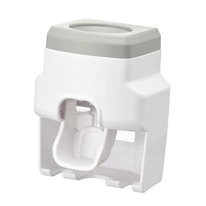 1pc Automatic Toothpaste Dispenser Creative Wall Mount and Small Toothbrush Holder Squeezer for Family Shower Bathroom - RELUX.STORE