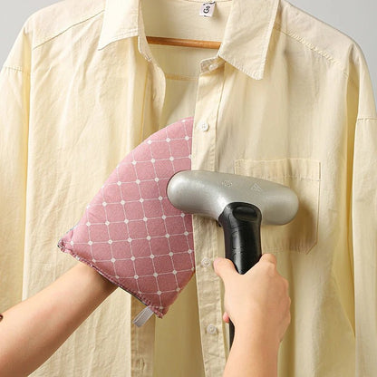 1Pc Fabric Handheld Ironing Board Ironing Board Small Home Ironing Gloves Anti Ironing Household Insulated Handheld Ironing Tray - RELUX.STORE