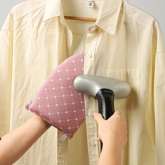 1Pc Fabric Handheld Ironing Board Ironing Board Small Home Ironing Gloves Anti Ironing Household Insulated Handheld Ironing Tray - RELUX.STORE
