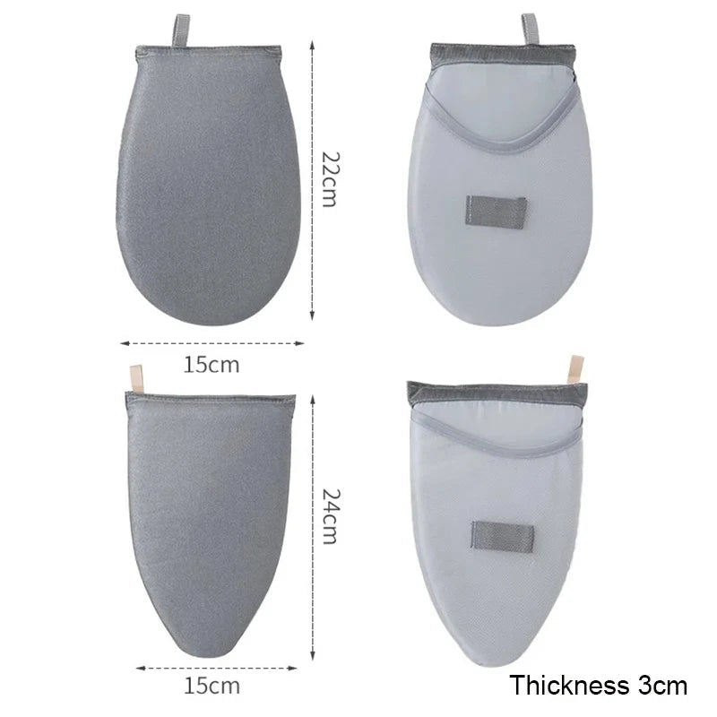 1Pc Fabric Handheld Ironing Board Ironing Board Small Home Ironing Gloves Anti Ironing Household Insulated Handheld Ironing Tray - RELUX.STORE