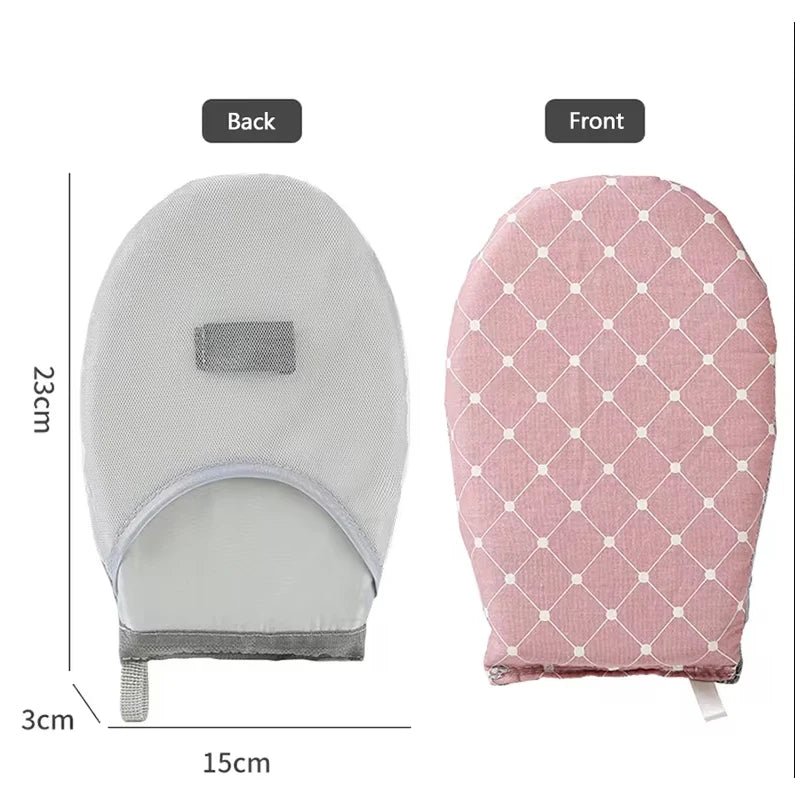1Pc Fabric Handheld Ironing Board Ironing Board Small Home Ironing Gloves Anti Ironing Household Insulated Handheld Ironing Tray - RELUX.STORE