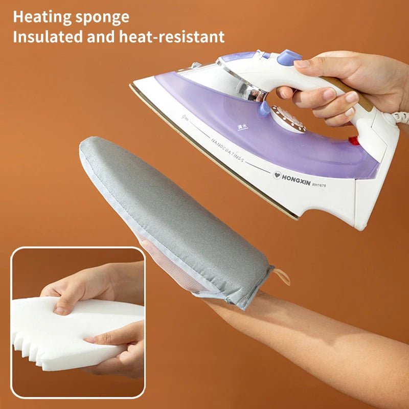 1Pc Fabric Handheld Ironing Board Ironing Board Small Home Ironing Gloves Anti Ironing Household Insulated Handheld Ironing Tray - RELUX.STORE