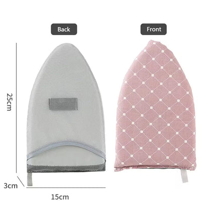1Pc Fabric Handheld Ironing Board Ironing Board Small Home Ironing Gloves Anti Ironing Household Insulated Handheld Ironing Tray - RELUX.STORE