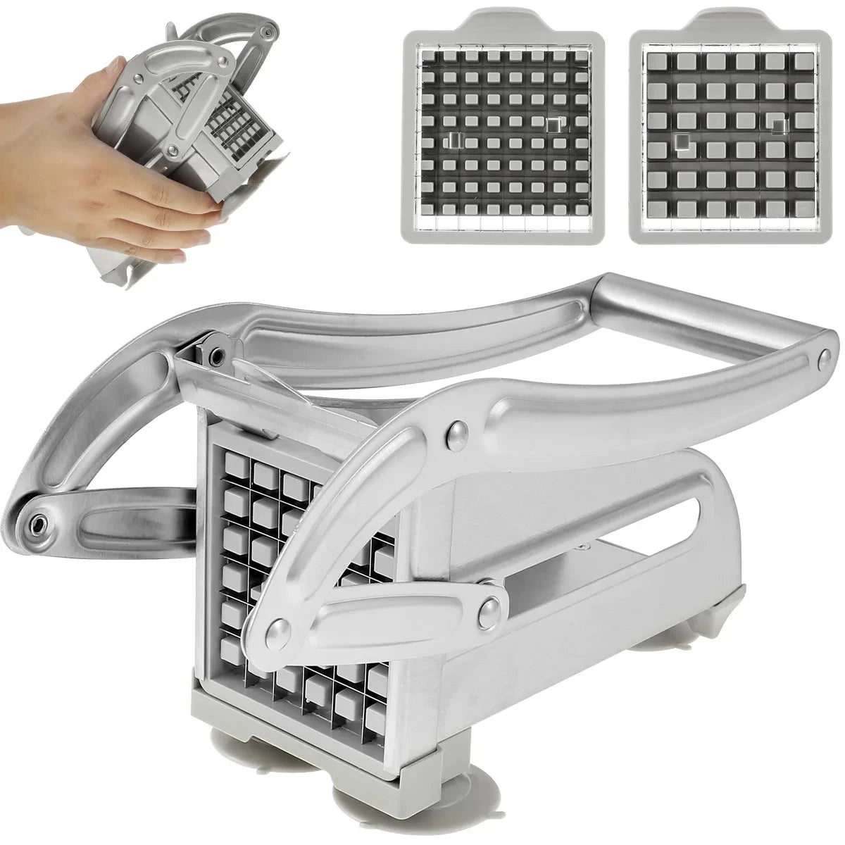 1pc Stainless Steel Manual Potato Cutter French Fries Slicer Potato Chips Maker Meat Chopper Dicer Cutting Machine Tools - RELUX.STORE