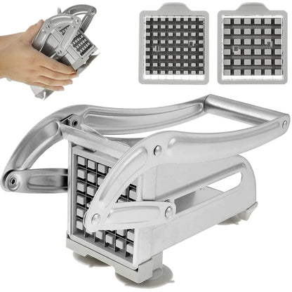 1pc Stainless Steel Manual Potato Cutter French Fries Slicer Potato Chips Maker Meat Chopper Dicer Cutting Machine Tools - RELUX.STORE