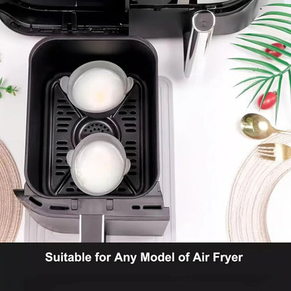 1pc/4pcs Air Fryer Silicone Egg Poacher Cups Silicone Egg Cooker Mold - RELUX.STORE