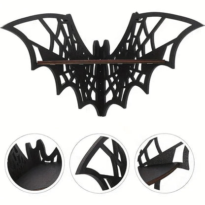 1pcs floating animal display shelf, wall shelf, corner hollowing creative shape storage shelf, home decoration,used in Halloween - RELUX.STORE