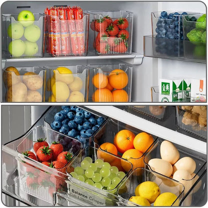 1PCS Refrigerator Side Door Storage Box Food Vegetable Fruit Eggs Fresh Organizer Household Kitchen Fridge Containers Boxes - RELUX.STORE