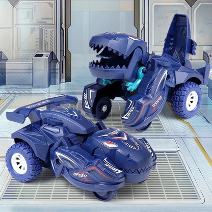"2 - in - 1 Dinosaur Deformation Car Toy – Transforming Mini Vehicles for Boys, One - Step Action & Collision Fun" 🦖🚗✨ - RELUX.STORE