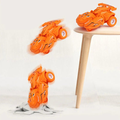"2 - in - 1 Dinosaur Deformation Car Toy – Transforming Mini Vehicles for Boys, One - Step Action & Collision Fun" 🦖🚗✨ - RELUX.STORE