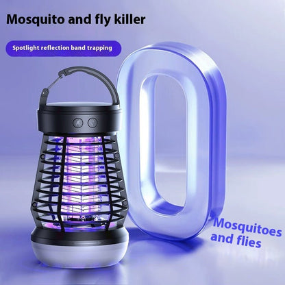 "2 - in - 1 Electric Mosquito Killer Lamp & Fly Swatter – USB Rechargeable Insect Trap with Night Light & SOS Emergency Light | Indoor & Outdoor Camping Bug Zapper" - RELUX.STORE