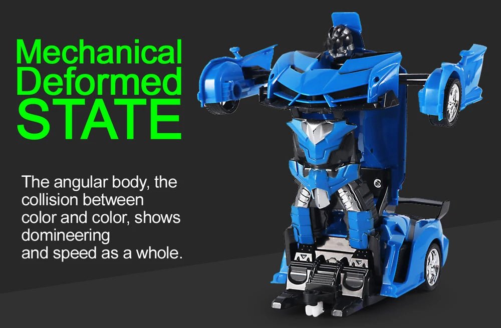 “2 - in - 1 RC Deformation Car Robot – Electric Remote Control Sports Vehicle Model, Transforming Robot Toy for Boys, Kids Gift” - RELUX.STORE