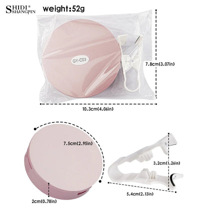 2 Pairs Magnetic Eyelash Natural Look Fluffy False Eyelashes Reusable Magnetic Eyelash Set with Applicator No Glue Need Makeup - RELUX.STORE