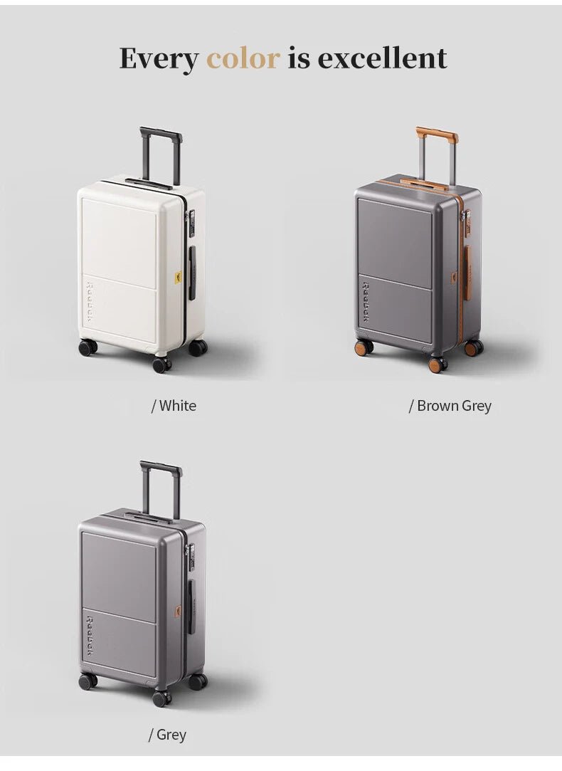 20" Carry - On Luggage - Ultra - Lightweight PC Trolley Suitcase, Impact - Resistant & Travel - Friendly - RELUX.STORE20" Carry - On Luggage - Ultra - Lightweight PC Trolley Suitcase, Impact - Resistant & Travel - Friendly