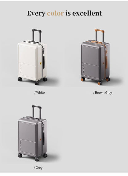 20" Carry - On Luggage - Ultra - Lightweight PC Trolley Suitcase, Impact - Resistant & Travel - Friendly - RELUX.STORE20" Carry - On Luggage - Ultra - Lightweight PC Trolley Suitcase, Impact - Resistant & Travel - Friendly