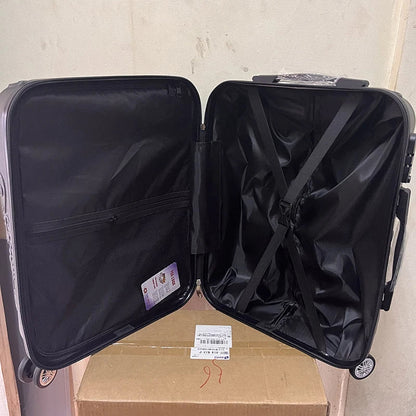 20 inc Black Skull Cabin Rolling Luggage Carry On Size Spinner Hardside Trolley Suitcase On Wheels - RELUX.STORE20 inc Black Skull Cabin Rolling Luggage Carry On Size Spinner Hardside Trolley Suitcase On Wheels