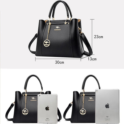 2024 Luxury Women Designer 3 Layers Shoulder Crossbody Sac Ladies Large Capacity Leather Handbags Shopper Brand Messenger Totes - RELUX.STORE