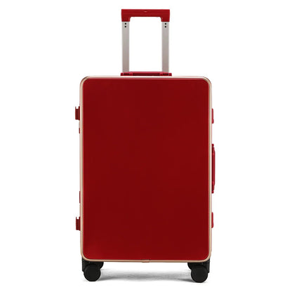 20"/24" Suitcase Fashoin Rolling Luggage Aluminum Frame Case with Wheel Alloy Trolley Bag ABS+PC Material Carry - On Cabin Travel - RELUX.STORE20"/24" Suitcase Fashoin Rolling Luggage Aluminum Frame Case with Wheel Alloy Trolley Bag ABS+PC Material Carry - On Cabin Travel