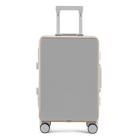 20"/24" Suitcase Fashoin Rolling Luggage Aluminum Frame Case with Wheel Alloy Trolley Bag ABS+PC Material Carry - On Cabin Travel - RELUX.STORE20"/24" Suitcase Fashoin Rolling Luggage Aluminum Frame Case with Wheel Alloy Trolley Bag ABS+PC Material Carry - On Cabin Travel