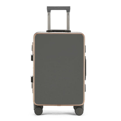 20"/24" Suitcase Fashoin Rolling Luggage Aluminum Frame Case with Wheel Alloy Trolley Bag ABS+PC Material Carry - On Cabin Travel - RELUX.STORE20"/24" Suitcase Fashoin Rolling Luggage Aluminum Frame Case with Wheel Alloy Trolley Bag ABS+PC Material Carry - On Cabin Travel