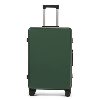 20"/24" Suitcase Fashoin Rolling Luggage Aluminum Frame Case with Wheel Alloy Trolley Bag ABS+PC Material Carry - On Cabin Travel - RELUX.STORE20"/24" Suitcase Fashoin Rolling Luggage Aluminum Frame Case with Wheel Alloy Trolley Bag ABS+PC Material Carry - On Cabin Travel