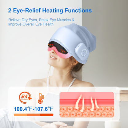2025 Best - Selling Smart Head Massager – With Eye Relief, Heating Function & Stress - Relief Therapy | Relaxation Device for Head, Scalp & Eyes - RELUX.STORE