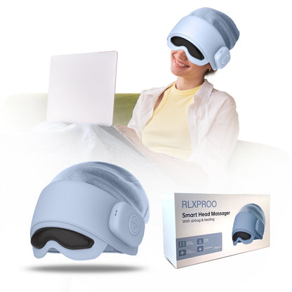 2025 Best - Selling Smart Head Massager – With Eye Relief, Heating Function & Stress - Relief Therapy | Relaxation Device for Head, Scalp & Eyes - RELUX.STORE