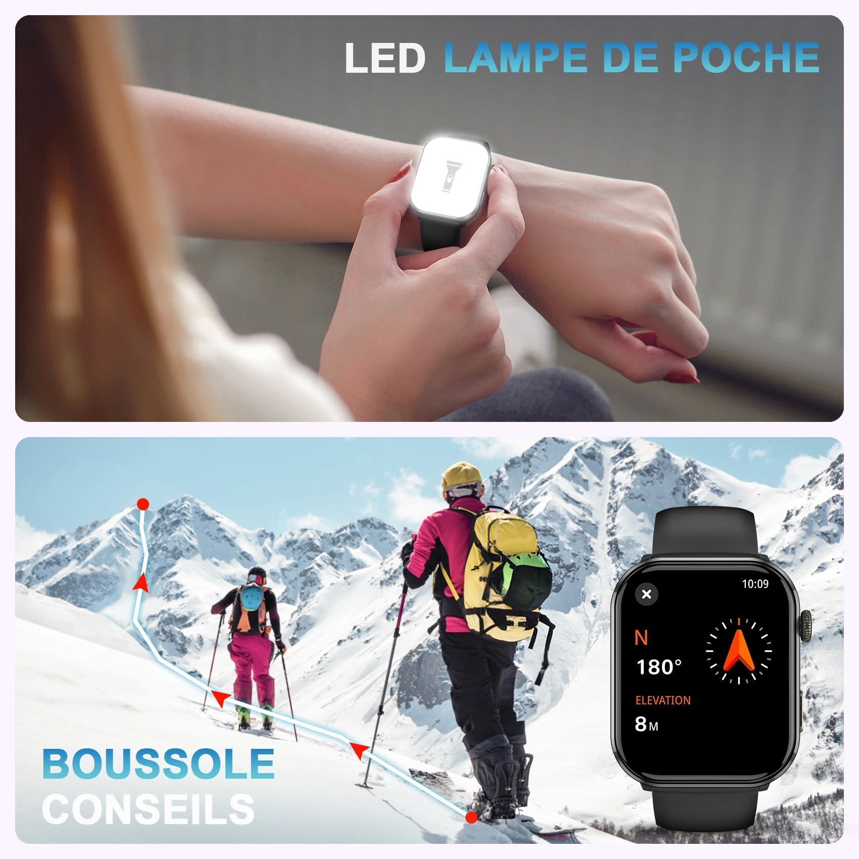 2025 Blackview R60 Bluetooth Call Smartwatch for Men Women 1.96'' AMOLED HD Screen Blood Oxygen Health Monitoring Fitness Watch - RELUX.STORE