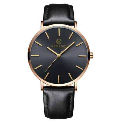 2025 Luxury Business Men Watches Men Gold Watch Ultra Thin Mens Watches Leather Quartz Watch Man Wristwatch horloge mannen - RELUX.STORE