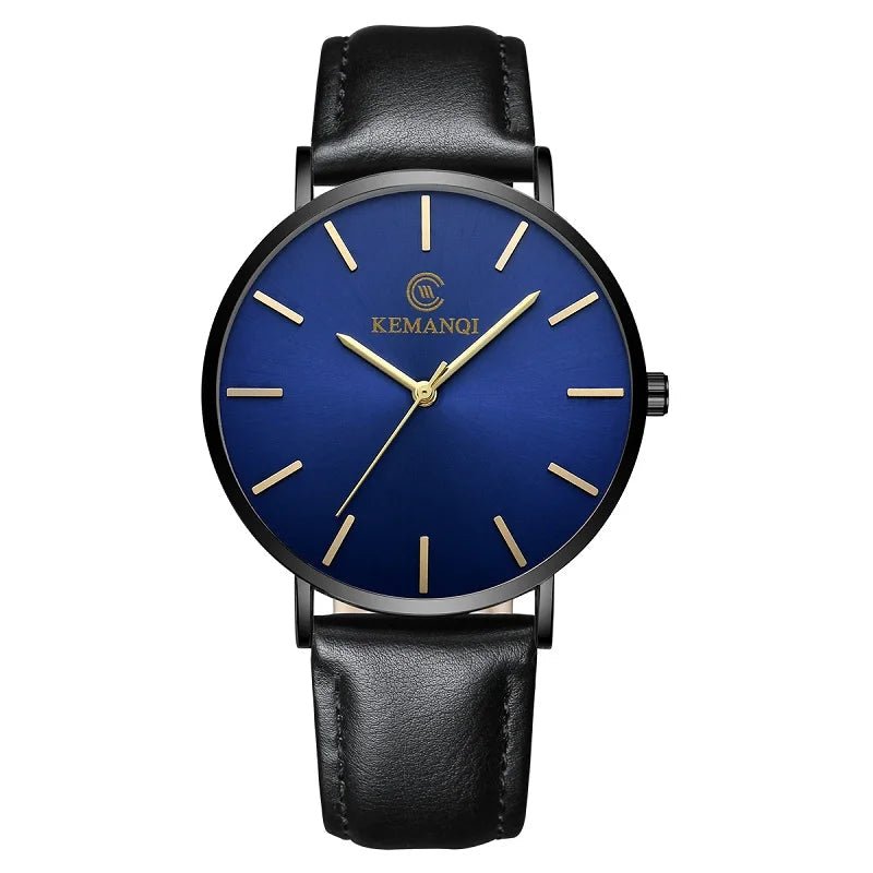 2025 Luxury Business Men Watches Men Gold Watch Ultra Thin Mens Watches Leather Quartz Watch Man Wristwatch horloge mannen - RELUX.STORE