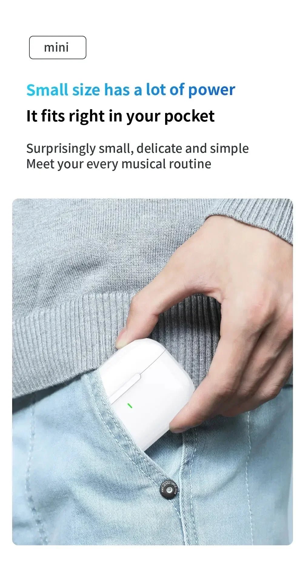 "2025 New Air Pro Bluetooth Earphones – Wireless HiFi Sound Headset, Low Latency, Waterproof In - Ear Earbuds for iPhone & Android" - RELUX.STORE