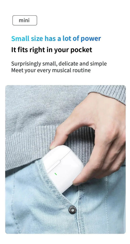 "2025 New Air Pro Bluetooth Earphones – Wireless HiFi Sound Headset, Low Latency, Waterproof In - Ear Earbuds for iPhone & Android" - RELUX.STORE