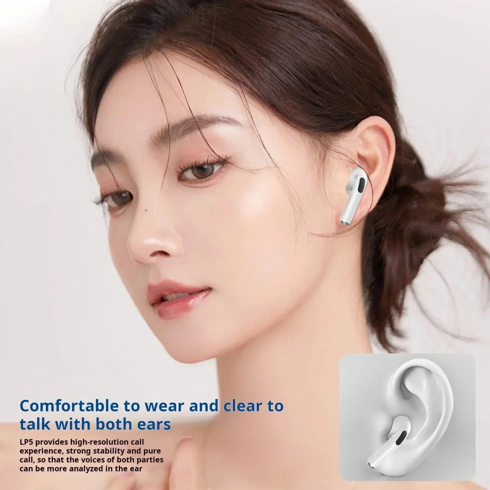 "2025 New Air Pro Bluetooth Earphones – Wireless HiFi Sound Headset, Low Latency, Waterproof In - Ear Earbuds for iPhone & Android" - RELUX.STORE