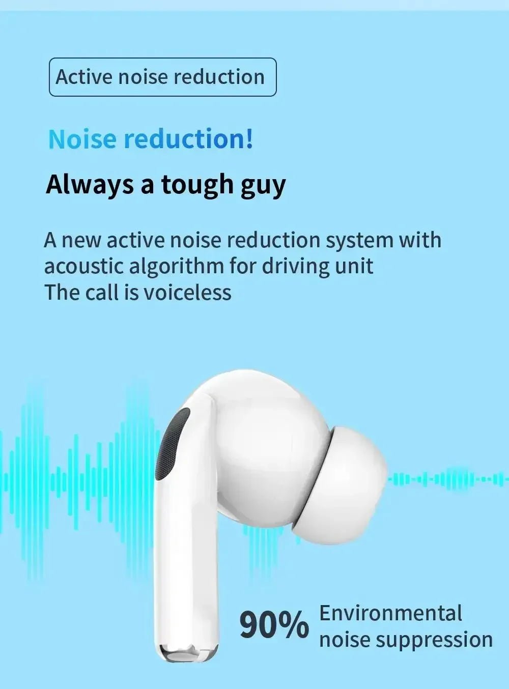 "2025 New Air Pro Bluetooth Earphones – Wireless HiFi Sound Headset, Low Latency, Waterproof In - Ear Earbuds for iPhone & Android" - RELUX.STORE