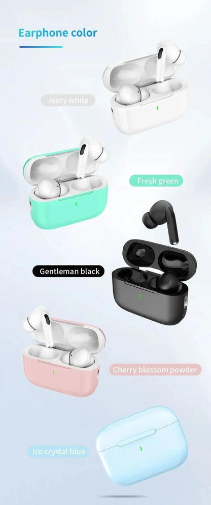 "2025 New Air Pro Bluetooth Earphones – Wireless HiFi Sound Headset, Low Latency, Waterproof In - Ear Earbuds for iPhone & Android" - RELUX.STORE