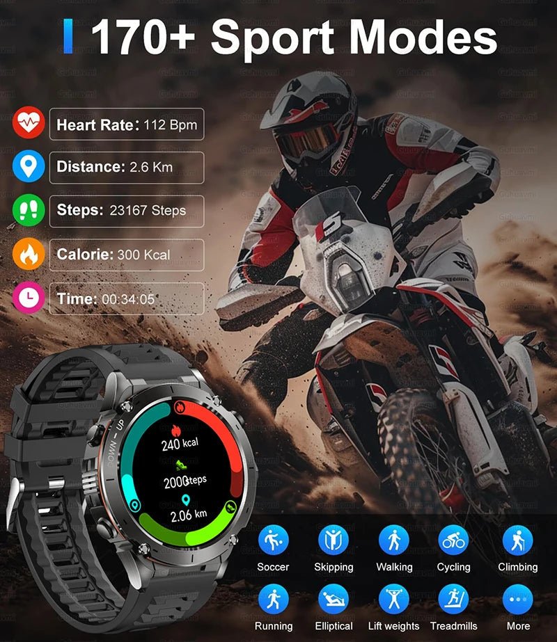 2025 New For Xiaomi IOS Ultra GPS Smart Watch 10ATM Waterproof Built - in Dual - band GNSS Compass Military Sport Men SWIM Bracelet - RELUX.STORE