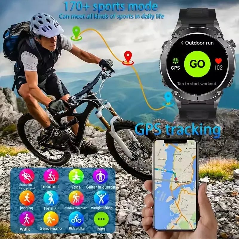 2025 New For Xiaomi IOS Ultra GPS Smart Watch 10ATM Waterproof Built - in Dual - band GNSS Compass Military Sport Men SWIM Bracelet - RELUX.STORE