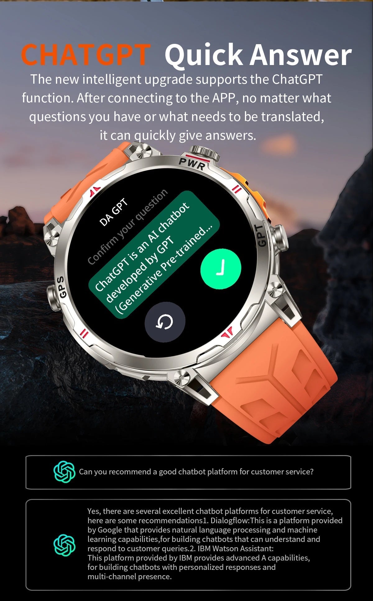 2025 New Military AMOLED HD SmartWatch 650Mah Battery GPS Compass 5ATM Waterproof Tactics 100+ Sport BT call Smart Watch For Men - RELUX.STORE