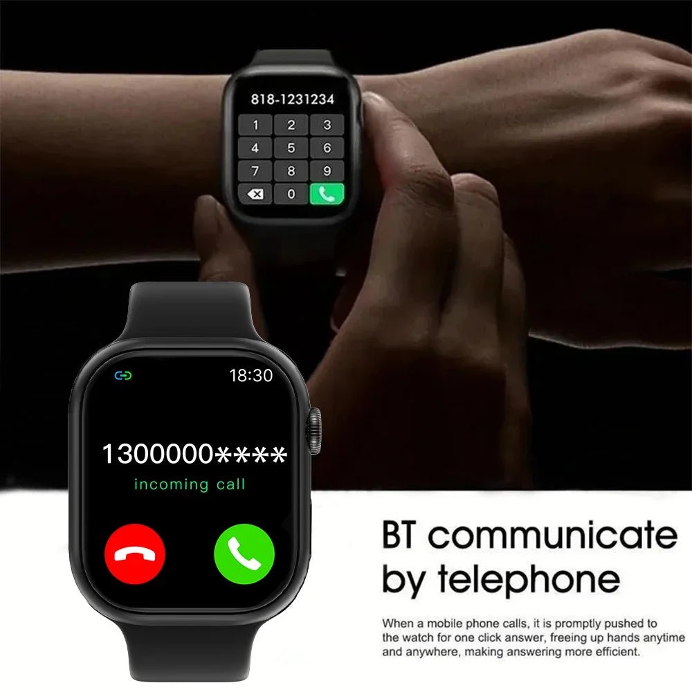2025 New Smartwatch For Men Android IOS Phone 1.73" Screen Bluetooth Call Blood Oxygen Pressure Monitoring Smart Watch Women - RELUX.STORE