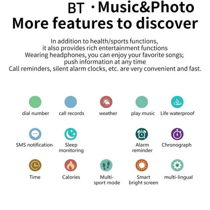 2025 New Smartwatch For Men Android IOS Phone 1.73" Screen Bluetooth Call Blood Oxygen Pressure Monitoring Smart Watch Women - RELUX.STORE