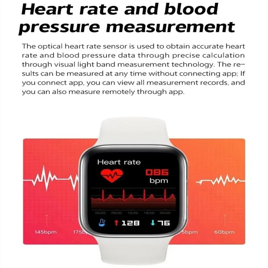 2025 New Smartwatch For Men Android IOS Phone 1.73" Screen Bluetooth Call Blood Oxygen Pressure Monitoring Smart Watch Women - RELUX.STORE