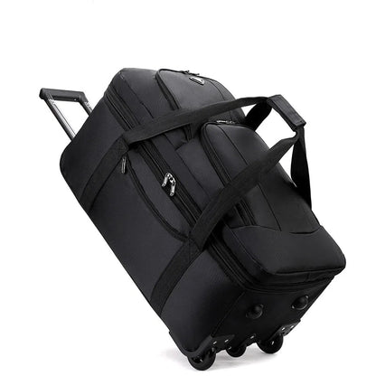 2025 New Travel Bags with Wheels Oxford Cloth Trolley Luggage Bag Organizes Folding Bags Quality Large Size Suitcases valises - RELUX.STORE2025 New Travel Bags with Wheels Oxford Cloth Trolley Luggage Bag Organizes Folding Bags Quality Large Size Suitcases valises
