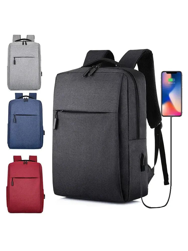 2025 New Waterproof Business & School Backpack – USB Rechargeable Laptop Bag, Versatile Travel & Daily Bag - RELUX.STORE