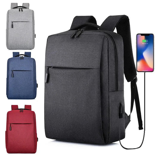 2025 New Waterproof Business & School Backpack – USB Rechargeable Laptop Bag, Versatile Travel & Daily Bag - RELUX.STORE