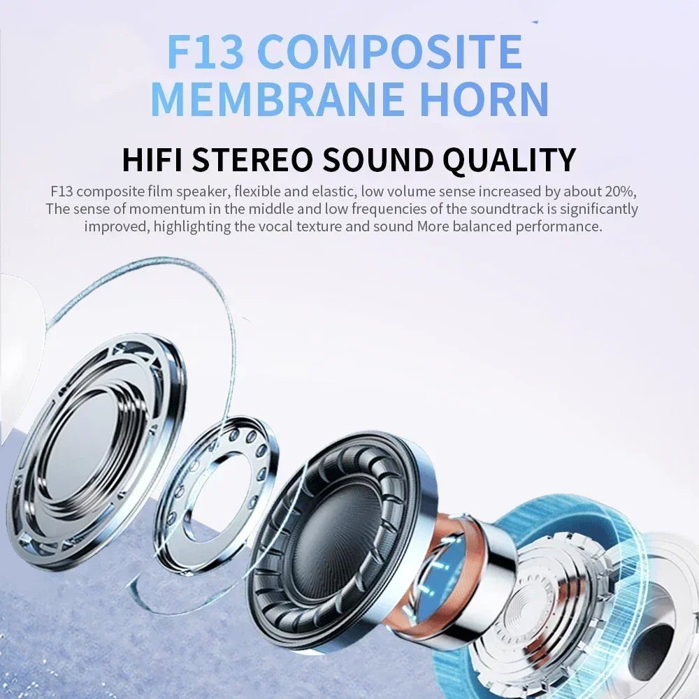 2025 Original Air pro bluetooth earphones Bluetooth 5.3 auriculares Earbuds Gaming Headset For iPhone Apple Xiaomi Android phone - RELUX.STORE